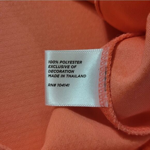 Lady Hagen® Women's Tangerine Essentials Long Sleeve Golf Polo - Picture 10 of 13